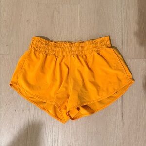 Aerie Vibrant Orange Athletic Shorts